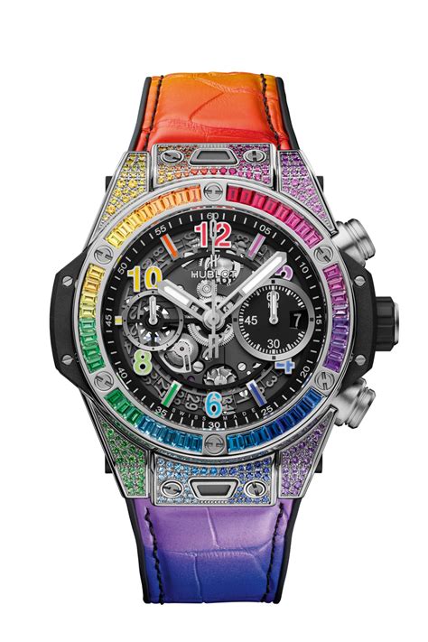 hublot titanium rainbow